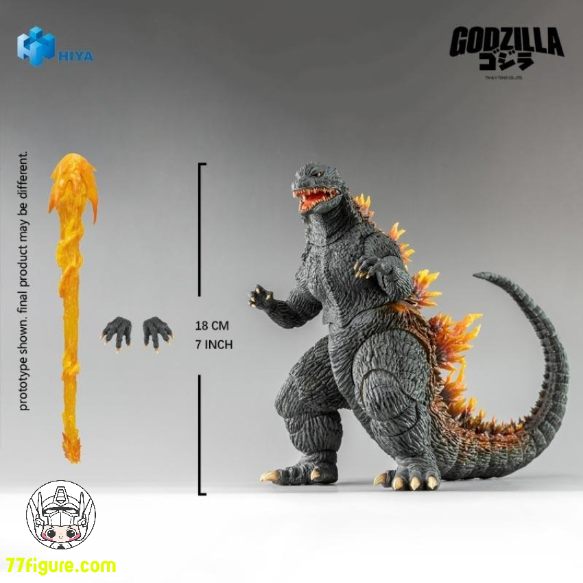 Hiya Toys Exquisite Basic シリーズ ゴジラ 2000 放射性ゴジラ 塗装 Hiya Toys Exquisite Basic シリーズ ゴジラ 2000 放射性ゴジラ 塗装