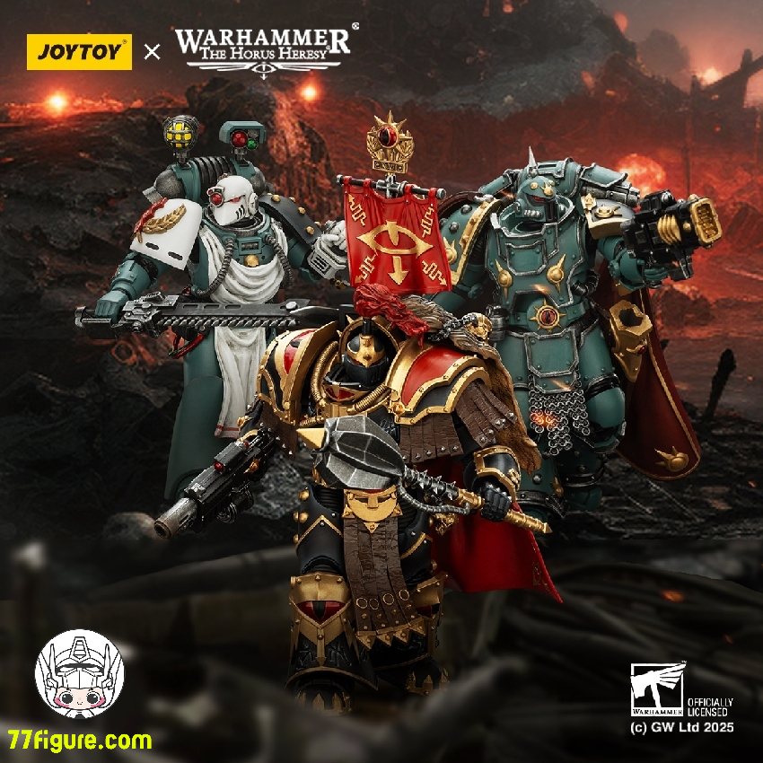 【予約商品】ジョイトイ JoyToy Source 1/18 『ウォーハンマー ホルスの異端』ホルスの息子軍団 三体セット 塗装済み可動フィギュア