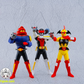 【予約受付終了】Action Toys アクマイザー3 ゾビダン & イビル & ガブラ 三体セット 塗装済み可動フィギュア