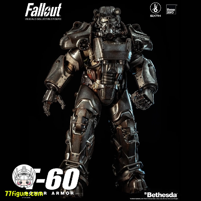 【予約受付終了】Threezero 1/6 T-60  フォールアウト パワー アーマー 塗装済み可動フィギュア