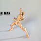 【予約商品】K Toys 1/12 KT01 強く筋肉質 可動男性素体 ブラウン バージョン
