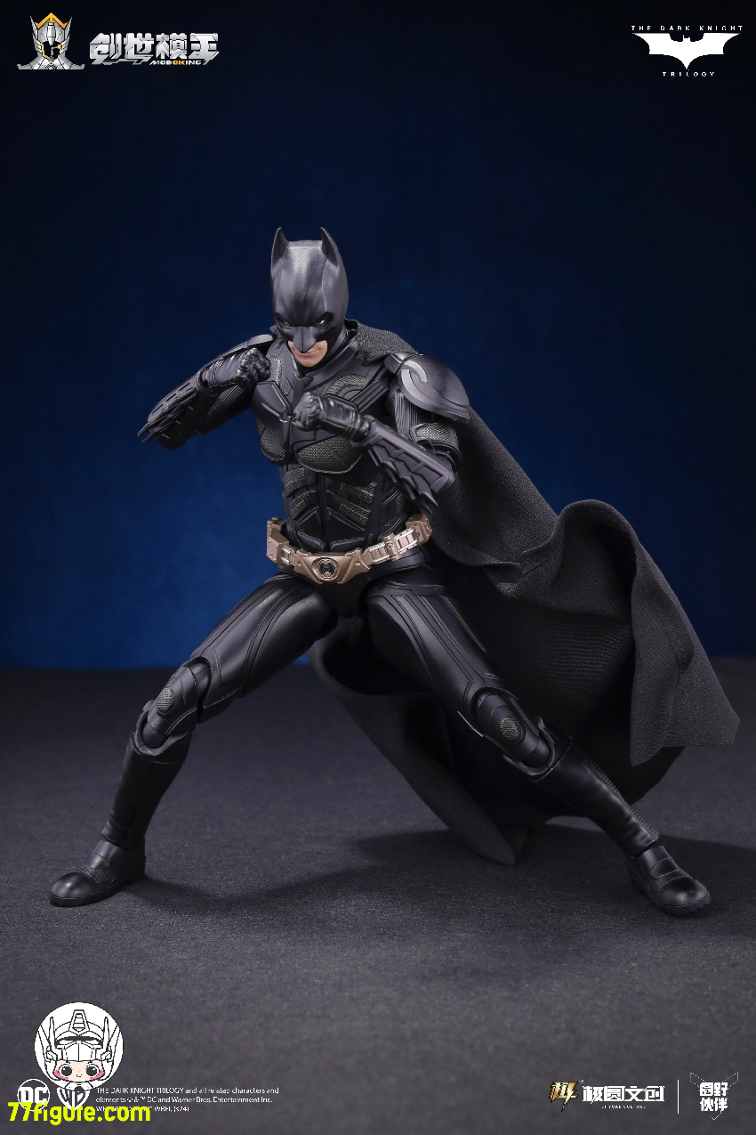 【先行販売】創世模王 Modoking 1/12 『バットマン: ダークナイト』バットマンとバットサイクル プラモデル 限定版