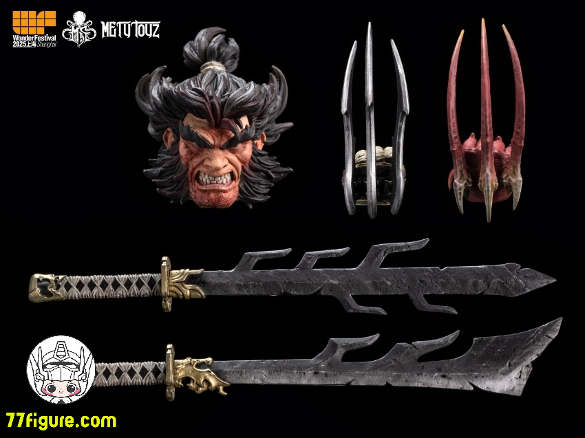 【予約商品】Mety Toyz 1/10  鬼滅修羅  滝川 紅鬼武士 WF2025 限定版 塗装済み可動フィギュア