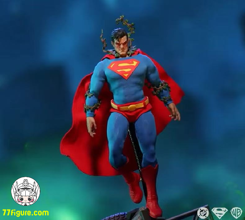 GONG & Pop Mart 1/12 バットマン：ハッシュ スーパーマン 塗装済み