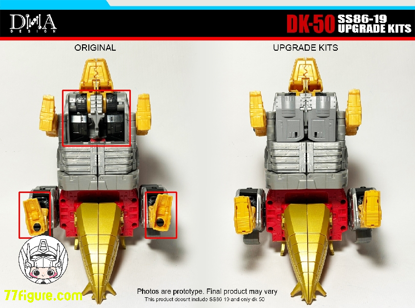 DNA Design DK-50 SS86-19 ダイノボット スナール用 アップグレード DNA Design DK-50 SS86-19 ダイノボット スナール用 アップグレード