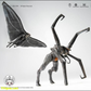 【予約商品】Hiya Toys EBG0240 Exquisite Basic ゴジラ 2014 ムートー（雄・雌）2体セット 塗装済み可動フィギュア