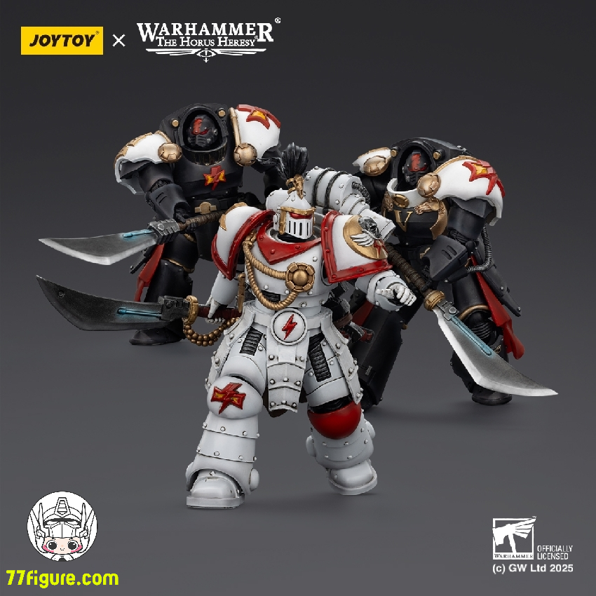 【予約商品】ジョイトイ JoyToy Source 1/18 『ウォーハンマー ホルスの異端』ホワイト スカーズ 三体セット 塗装済み可動フィギュア