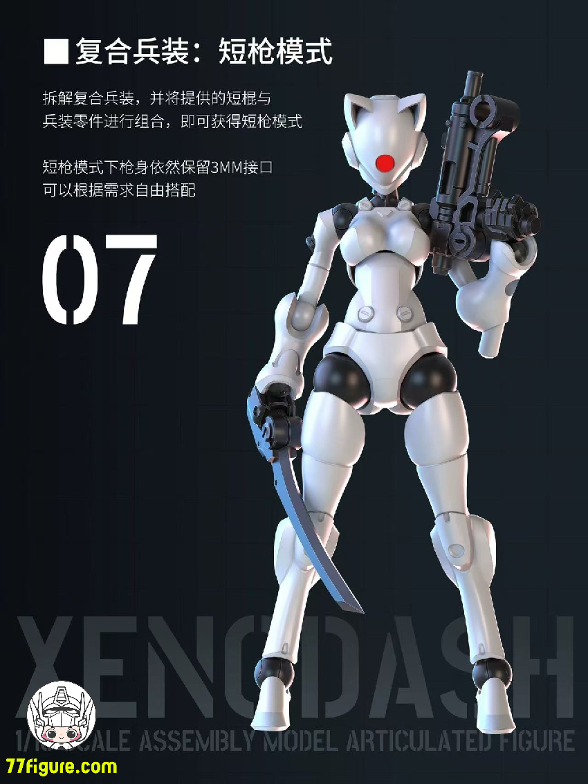 【予約商品】酋長大陸 1/18 3Min Project 蒼焔 二個入り ハイエンド ホワイトVer. プラモデル