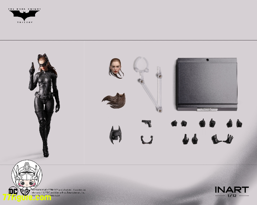 【予約商品】INART 1/12『ダークナイト ライジング』キャットウーマン 塗装済み可動フィギュア