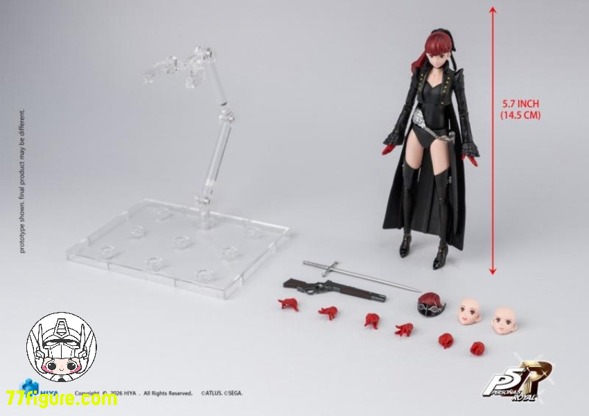 【予約商品】Hiya Toys 1/12 EBP0377 Exquisite Basic ペルソナ5 ロイヤル バイオレット 塗装済み可動フィギュア
