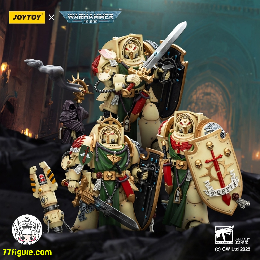 【予約商品】ジョイトイ JoyToy Source 1/18 『ウォーハンマー40K』ダーク エンジェル デスウィングナイト 三体セット 塗装済み可動フィギュア