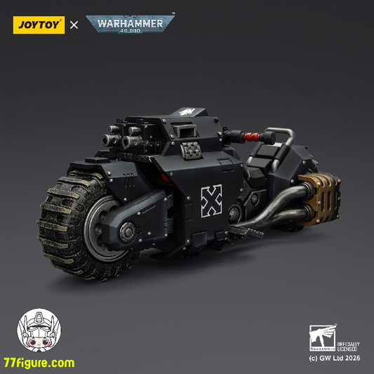 【予約商品】ジョイトイ JoyToy Source 1/18 『ウォーハンマー40K』レイヴンガード レイダーパターン コンバットバイク ツインリンクド・ボルトライフル付き