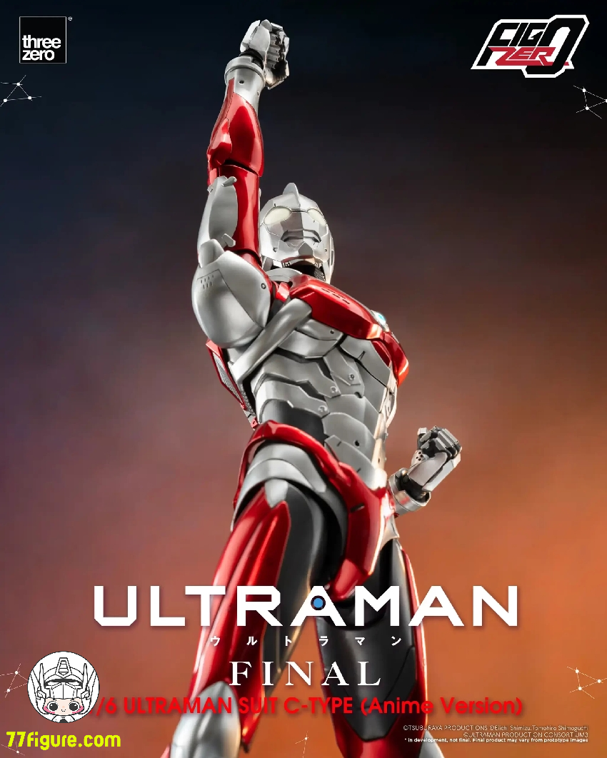 【先行販売】Threezero 1/6  フィグゼロ 『ULTRAMAN』 FINALシーズン  ULTRAMAN SUIT C-TYPE (Anime Version) 塗装済み可動フィギュア