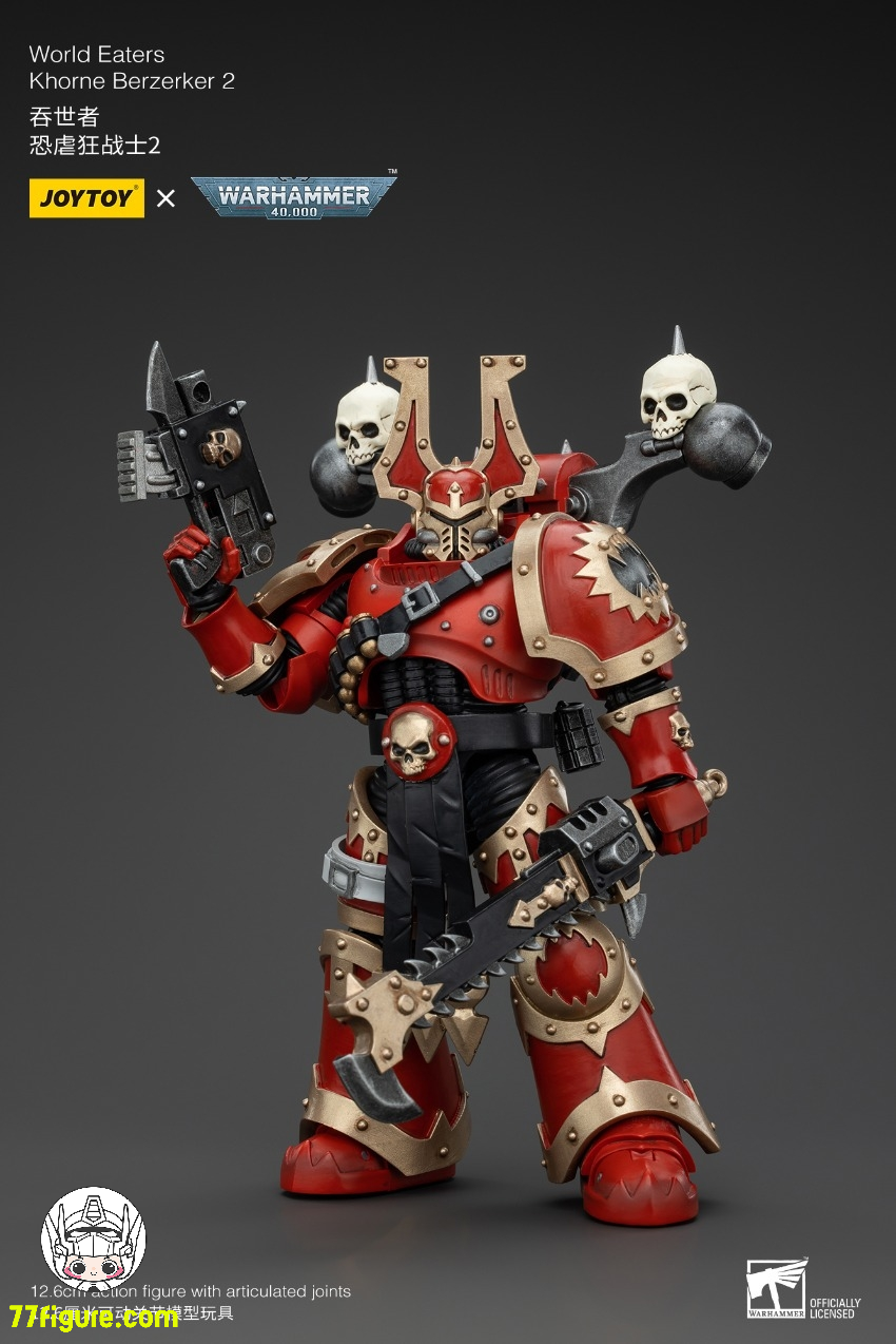 【先行販売】ジョイトイ JoyToy Source 1/18 『ウォーハンマー40K』ワールドイーターズ コーン・バーザーカー 2 塗装済み可動フィギュア