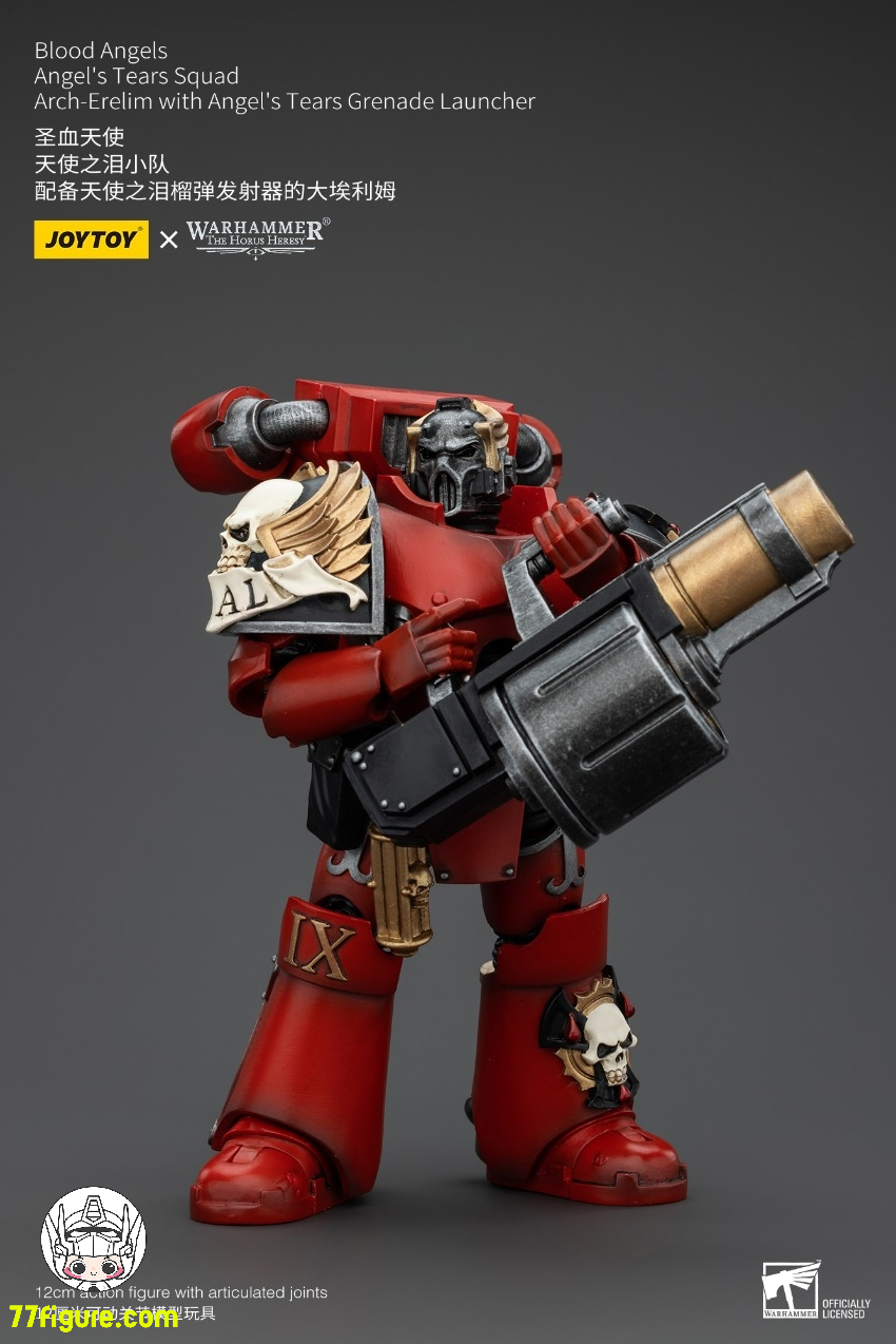 【先行販売】ジョイトイ JoyToy Source 1/18 『ウォーハンマー ホルスの異端』ブラッド エンジェル 天使の涙 部隊 アーチエレリム 天使の涙グレネードランチャー付き 塗装済み可動フィギュア