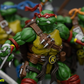 JoyToy 1/18 ティーンエイジ  ミュータント ニンジャ タートルズ 『TMNT』4体セット塗装済み可動フィギュア