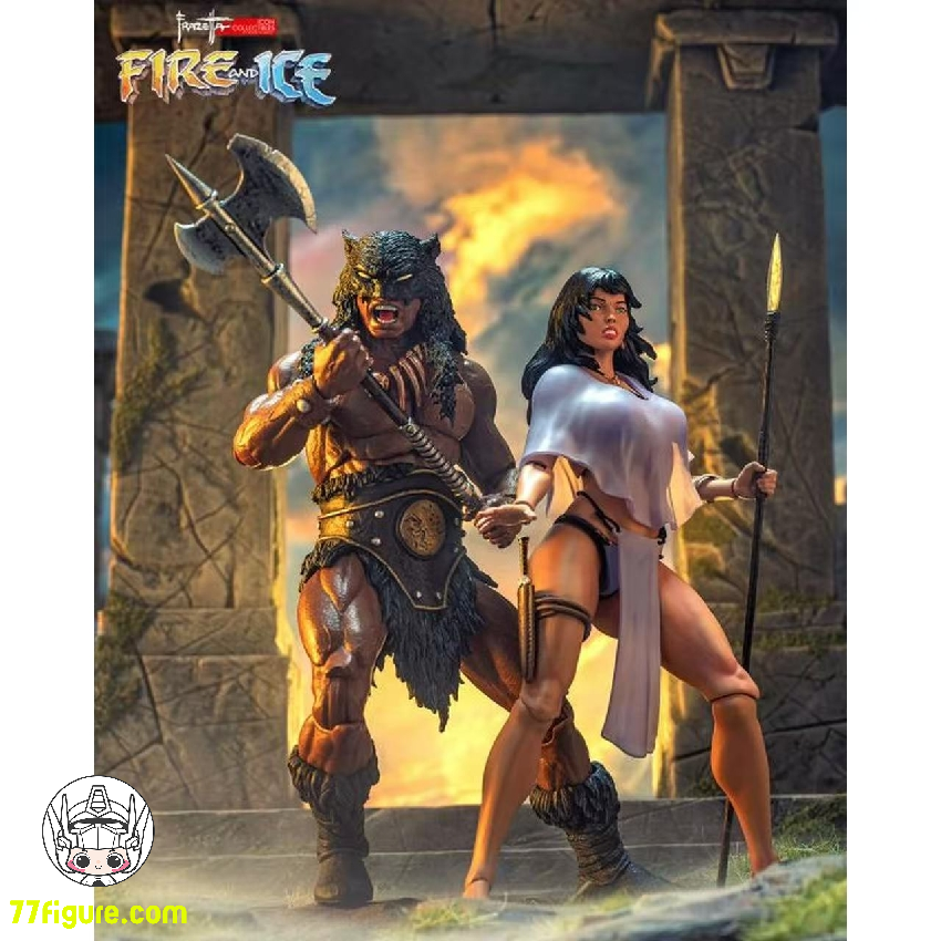 【予約商品】Frazetta Girls 1/12 ティーグラ ＆ シャイタン セット 2026 V2 Ver. 塗装済み可動フィギュア