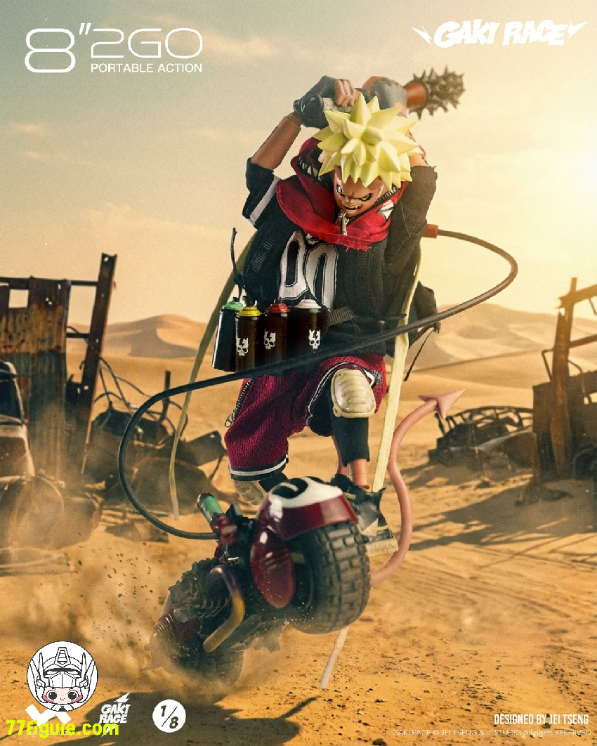 【予約商品】JT Studio 1/8 2GO ガキレース ザイキ 豪華版 塗装済み可動フィギュア