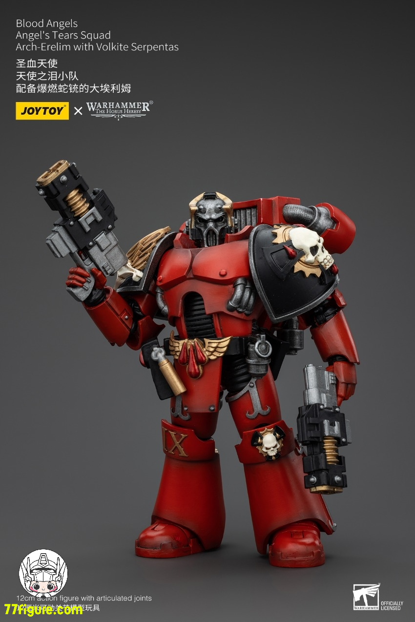 【先行販売】ジョイトイ JoyToy Source 1/18 『ウォーハンマー ホルスの異端』ブラッド エンジェル 天使の涙 部隊 アーチエレリム ヴォルカイト サーペンタス付き 塗装済み可動フィギュア