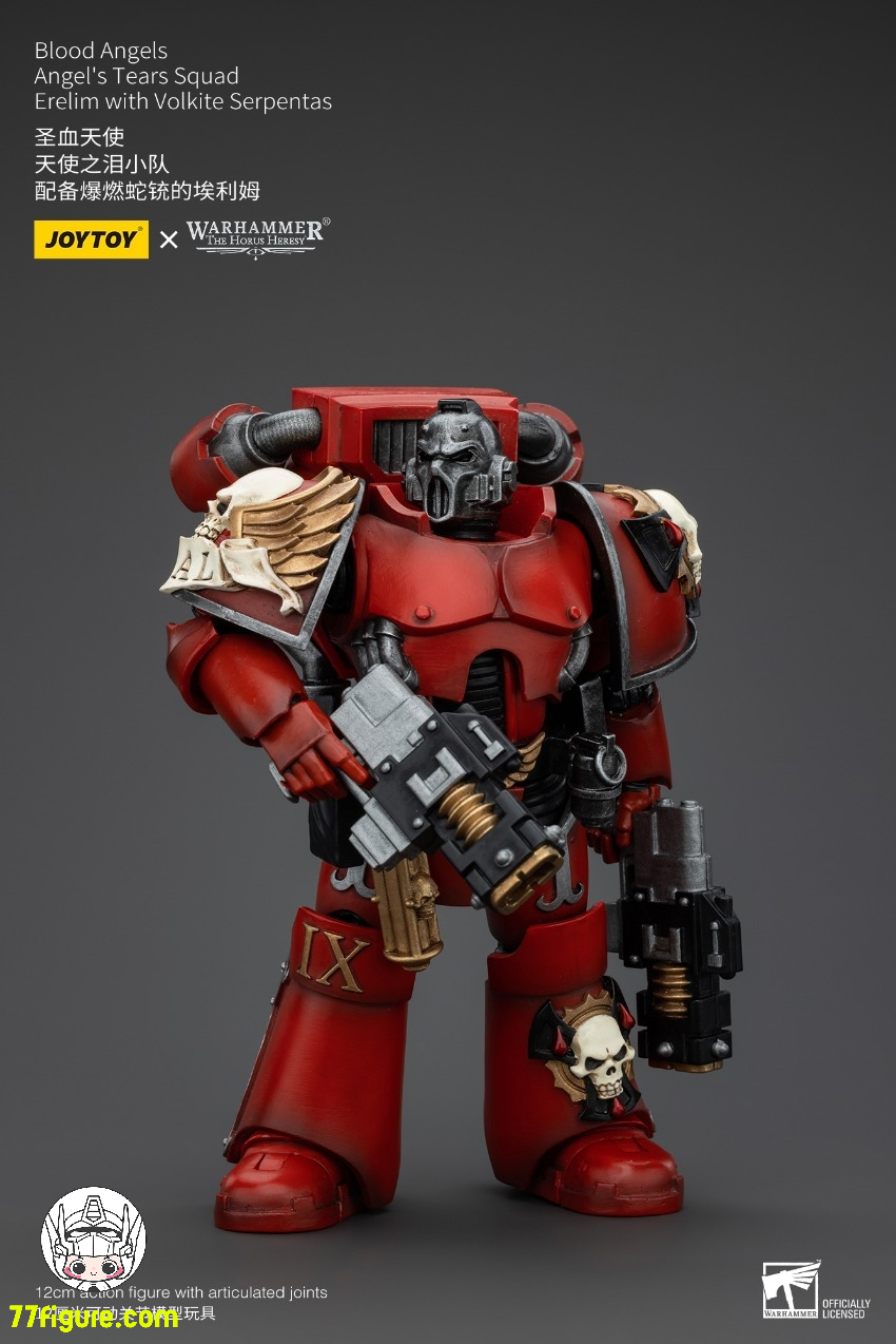 【先行販売】ジョイトイ JoyToy Source 1/18 『ウォーハンマー ホルスの異端』ブラッド エンジェル 天使の涙 部隊 エレリム ヴォルカイト サーペンタス付き 塗装済み可動フィギュア