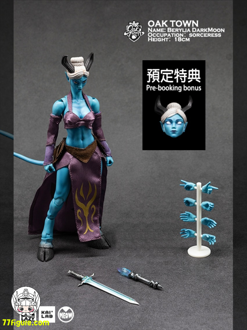 【予約商品】Lazy Monster Studio 1/12 オークタウン エルフ ウルグ・ブラックホーン 塗装済み可動フィギュア