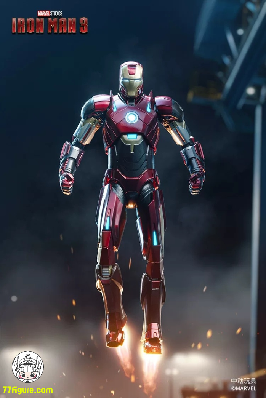 中動玩具 1/10『アイアンマン3』アイアンマン MK16 塗装済み可動 中動玩具 1/10『アイアンマン3』アイアンマン MK16 塗装済み可動