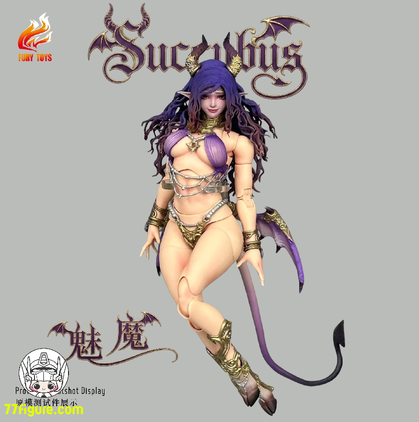 【予約商品】Fury Toys 1/12 サキュバス 塗装済み可動フィギュア