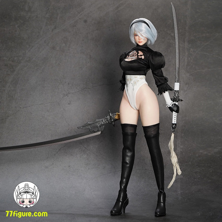 【先行販売】Play Toy プレイトイ 1/6 P021 セクシー 人型ロボット2B 塗装済み可動フィギュア