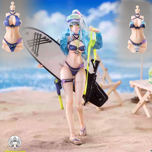 HASUKI 1/12 PA013 ポケットアートシリーズ 『ドールズフロントライン2：エクシリウム』 クルカイ コンボVer. 塗装済み可動フィギュア