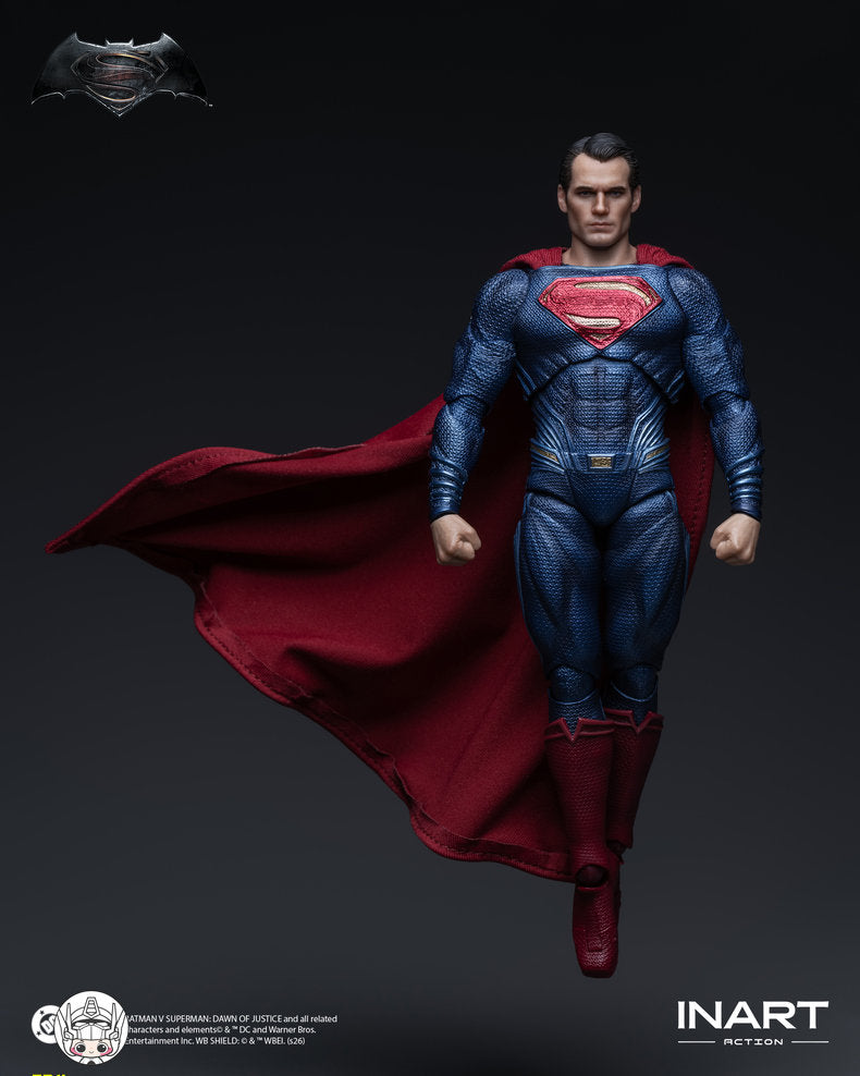 【予約商品】INART 1/12 HG M0005『バットマン vs スーパーマン：ジャスティスの誕生』スーパーマン 塗装済み可動フィギュア