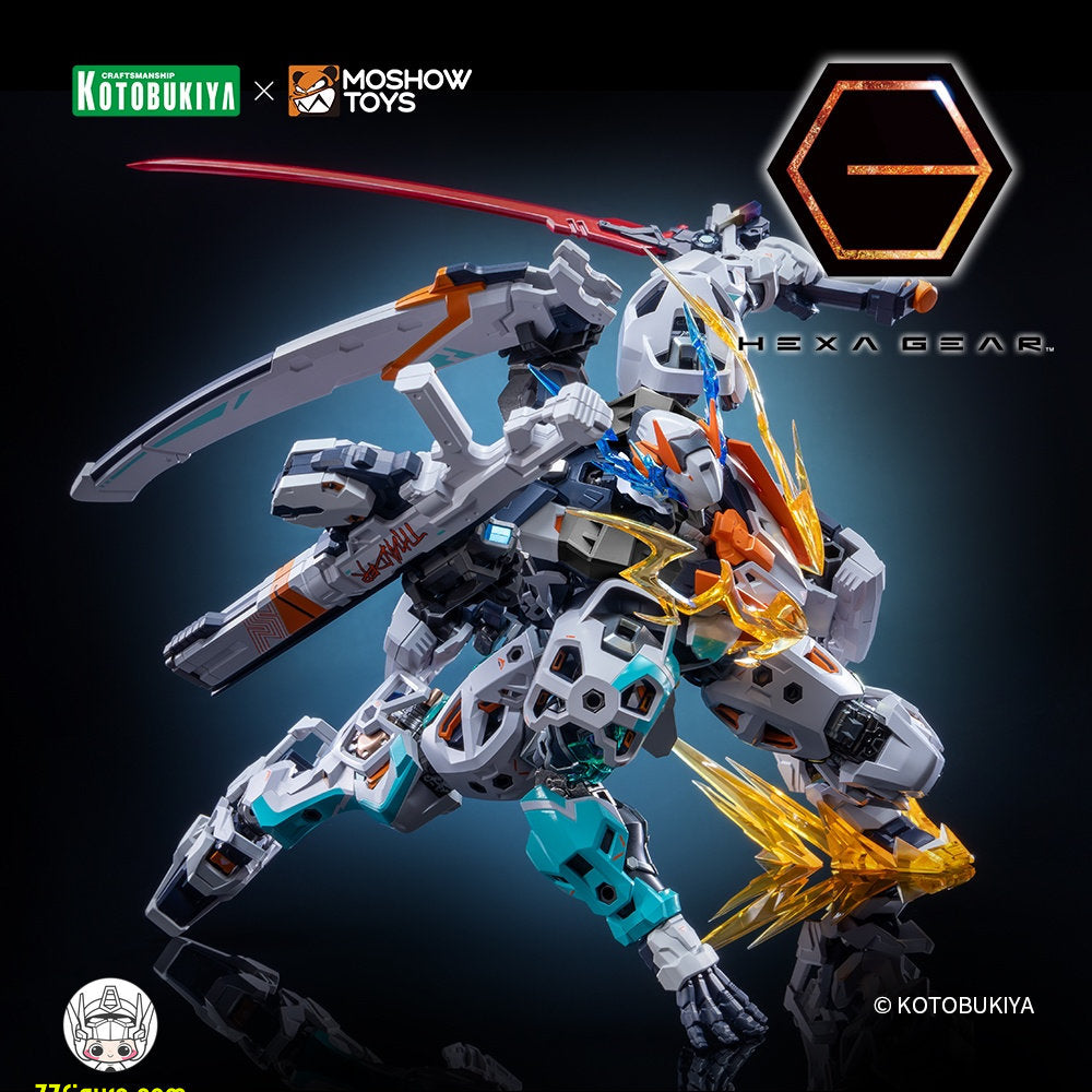 【予約商品】Moshow × Kotobukiya 1/24 ヘキサギア V-THOR 陣地突撃型「疾雷（ジィレイ）」塗装済み可動フィギュア