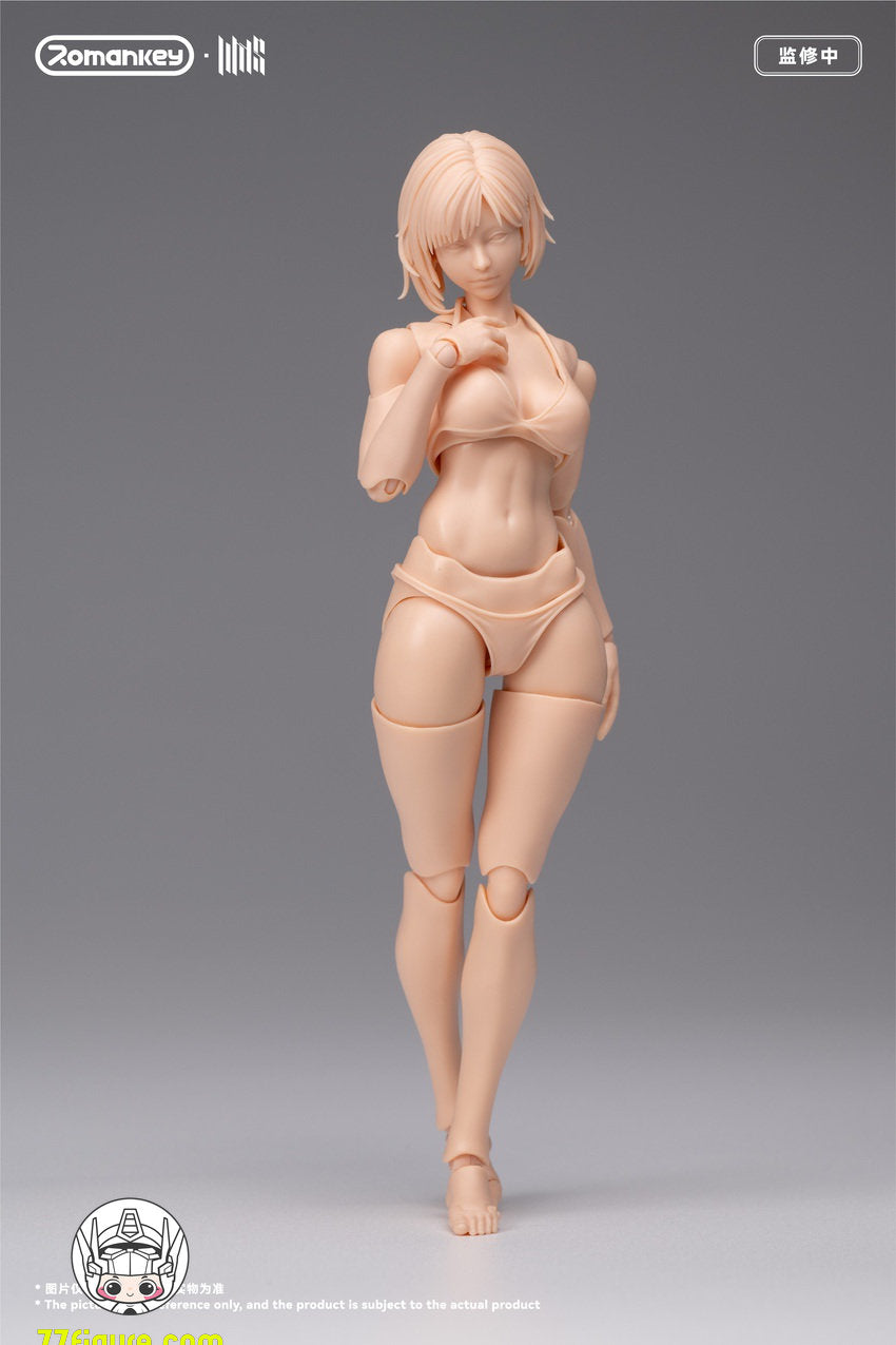 【予約商品】Romankey 1/12 UMS004 Mia 無塗装Ver. 可動女性素体