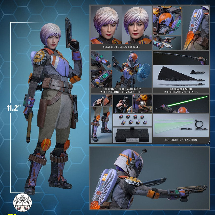 Hot Toys 1/6『スター・ウォーズ 反乱者たち』サビーヌ・レン 塗装済み可動フィギュア