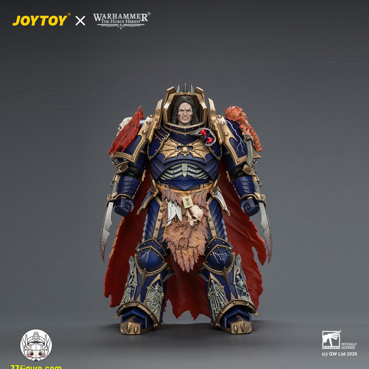【予約商品】ジョイトイ JoyToy Source 1/18『ウォーハンマー ホルスの異端』ナイト・ロード コンラッド・カーズ ナイト・ロード軍団の原体 塗装済み可動フィギュア