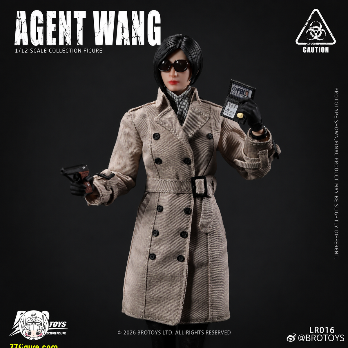 【予約商品】BroToys 1/12 エージェント・ワン 塗装済み可動フィギュア