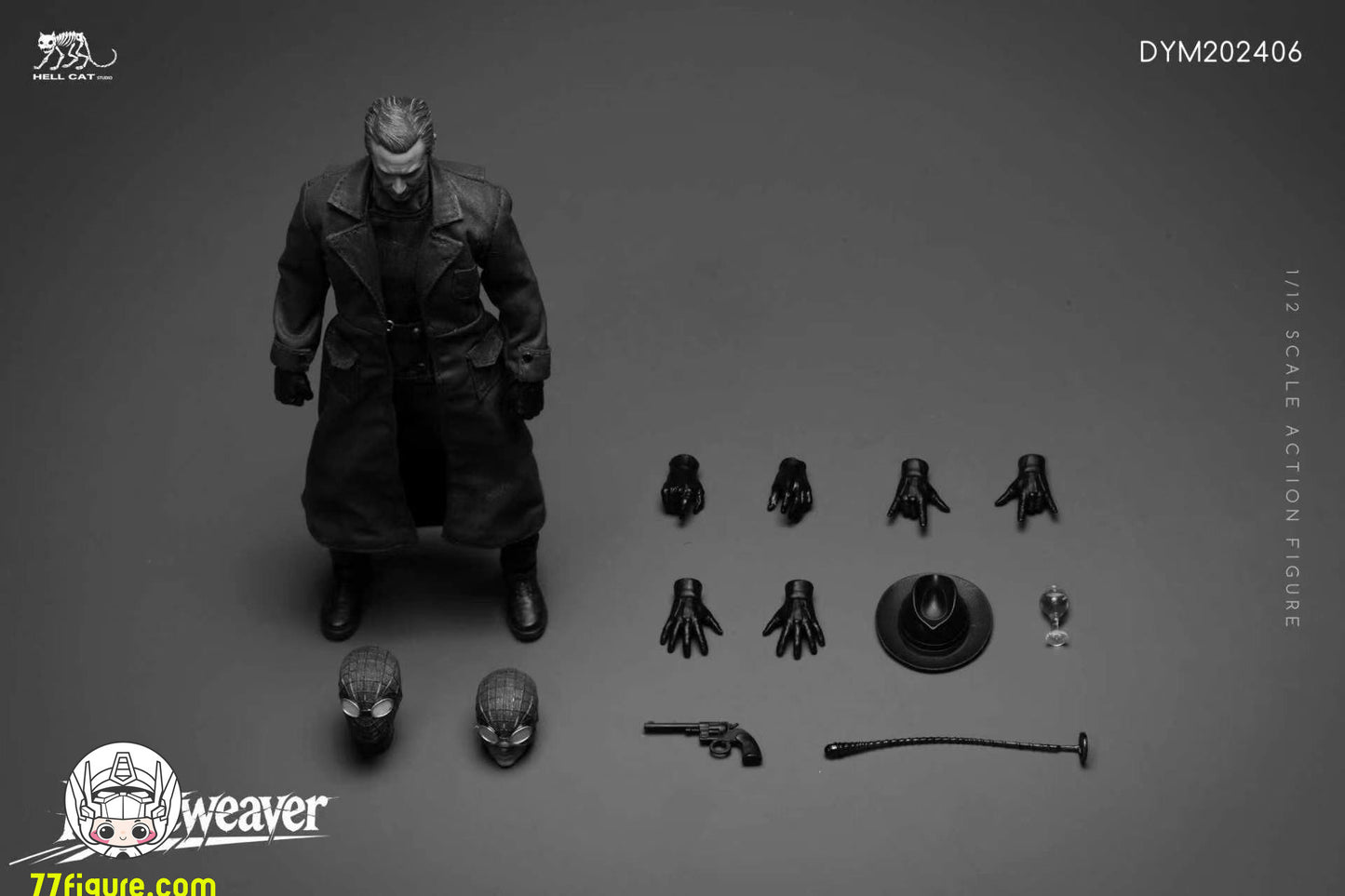 【予約商品】Hell Cat 1/12 DYM202406 ナイトウィーバー ブラック＆ホワイトVer. 塗装済み可動フィギュア