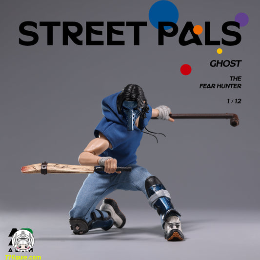 【予約商品】ADAM 1/12 ADS-001 Street Pals ゴースト・ザ・フィアハンター 塗装済み可動フィギュア