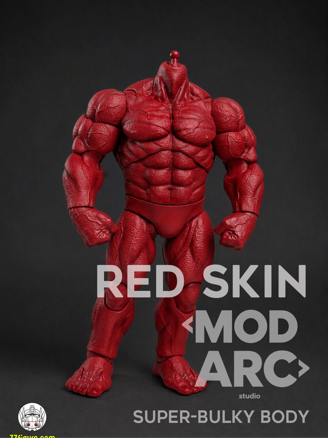 【予約商品】MODARC Studio 1/12 スーパーバルキー 男性ボディ レッドスキンVer. 塗装済み可動フィギュア