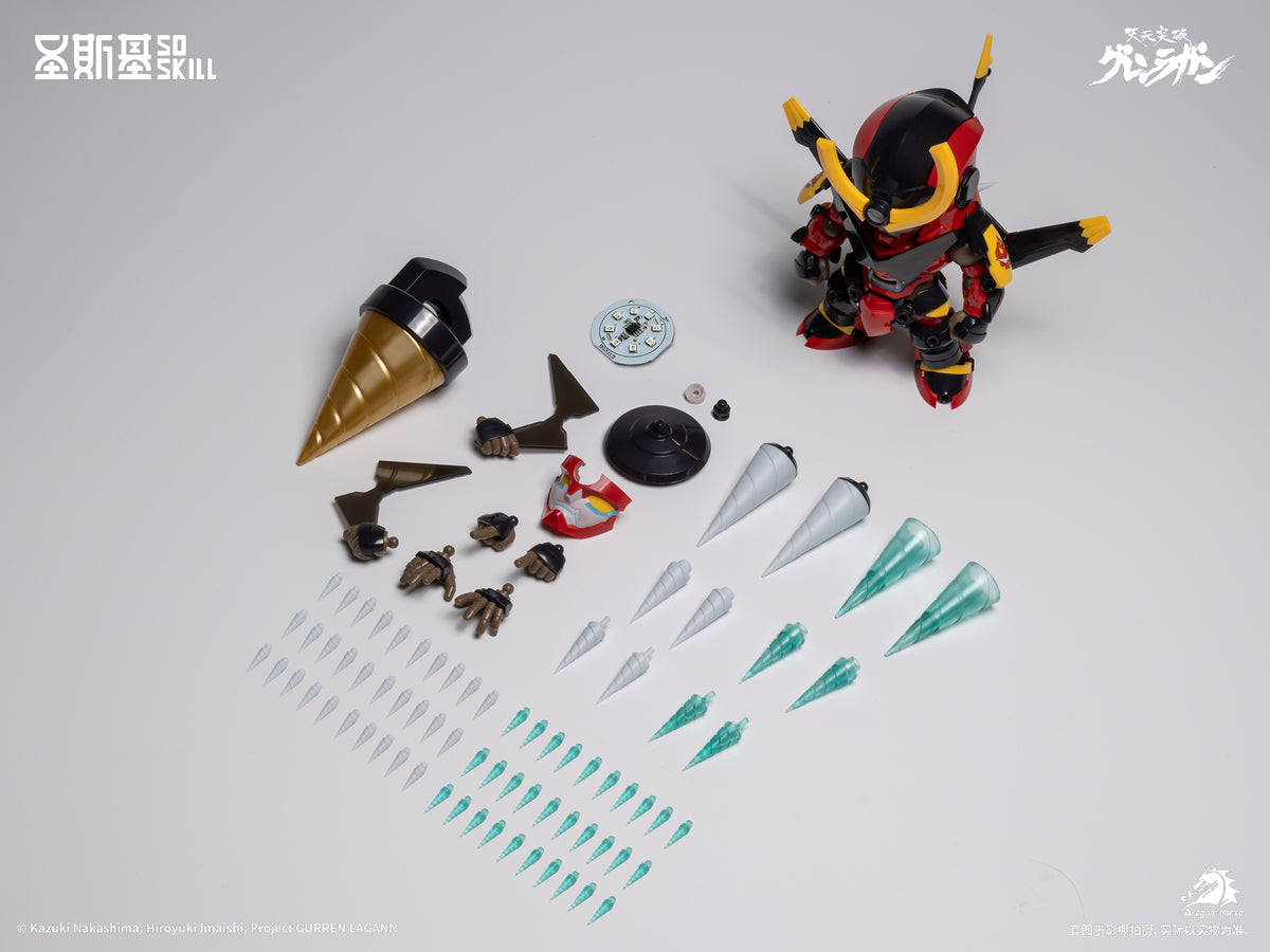 【予約商品】SOSKILL 1/12 SSK-TTGL-01 グレンラガン ちび超可動 プラモデル