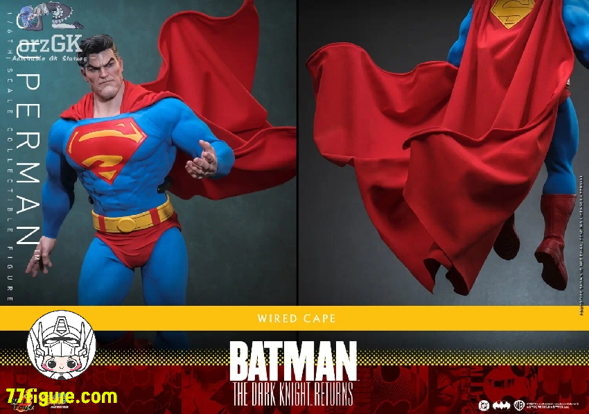 【予約商品】Hot Toys 1/6 CMS032『バットマン：ダークナイト・リターンズ』スーパーマン ダブルヘッド Ver. 塗装済み可動フィギュア