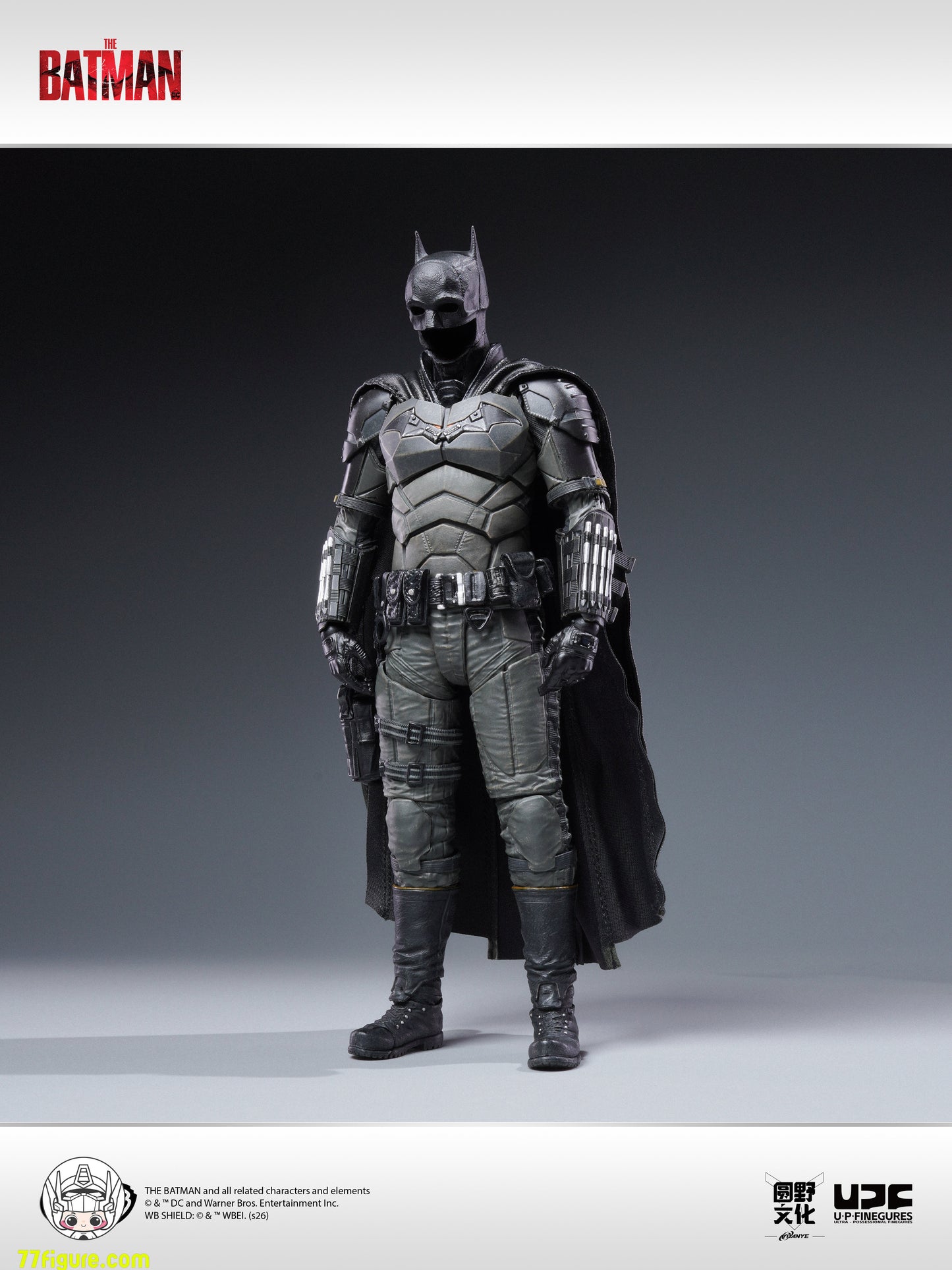 【予約商品】UPFinegures 1/12『ザ・バットマン』2022 バットマン 塗装済み可動フィギュア