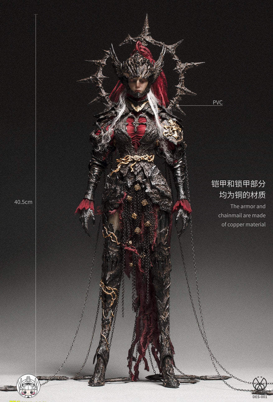 【予約商品】POP COSTUME 1/6 薔薇の騎士 荊棘の王冠 DES-001 塗装済み可動フィギュア