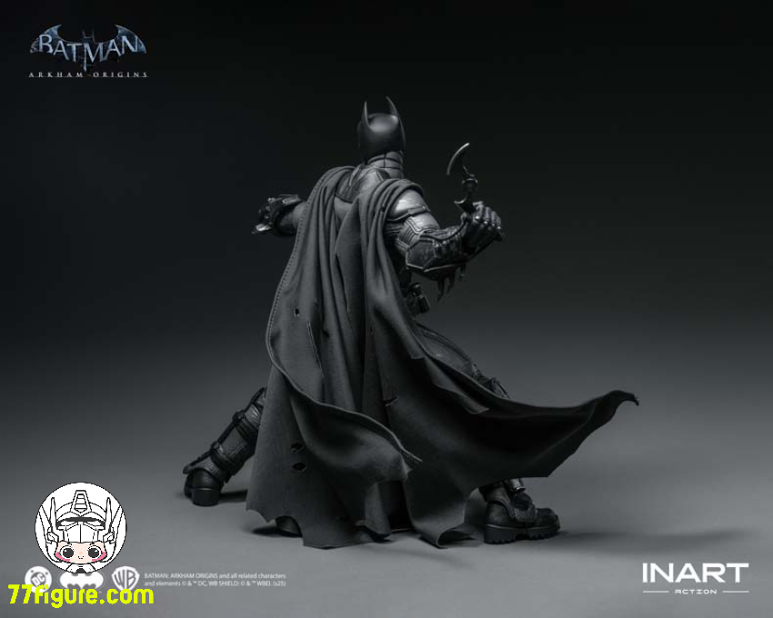 【予約商品】INART MAG G0007 バットマン: アーカム・オリジンズ バットマン バトル ダメージ バージョン 塗装済み可動フィギュア