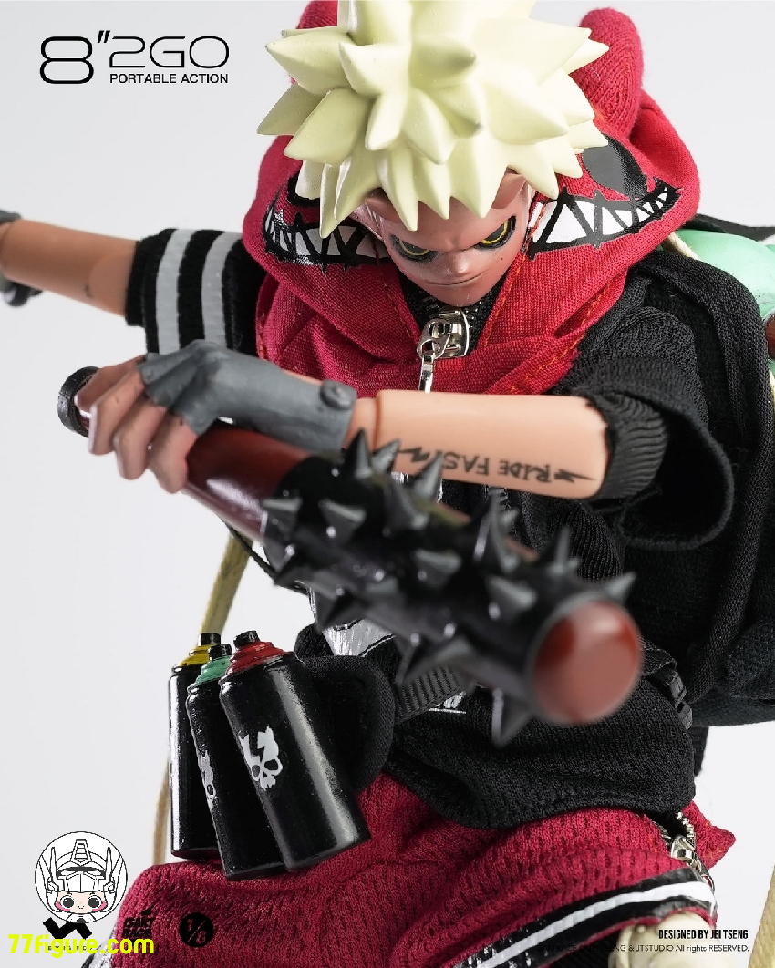 【予約商品】JT Studio 1/8 2GO ガキレース ザイキ 豪華版 塗装済み可動フィギュア