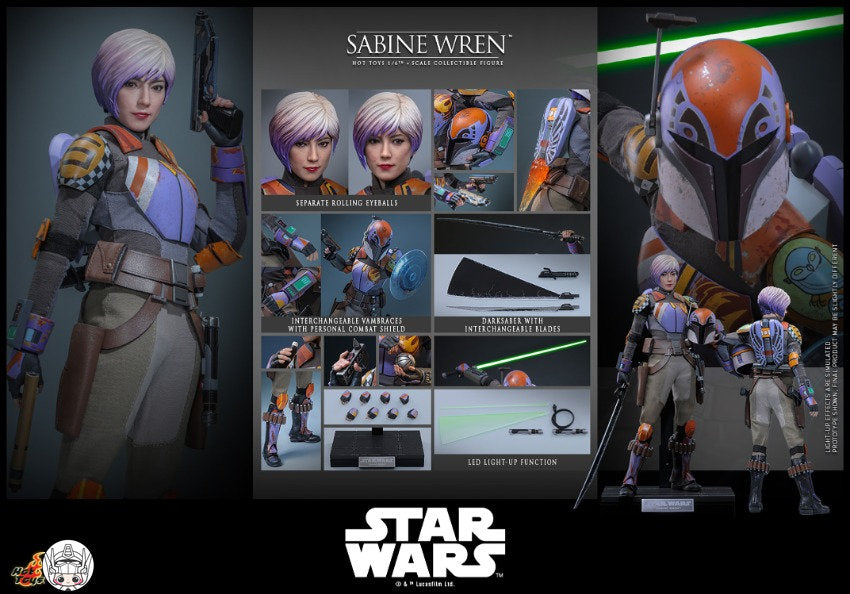 Hot Toys 1/6『スター・ウォーズ 反乱者たち』サビーヌ・レン 塗装済み可動フィギュア