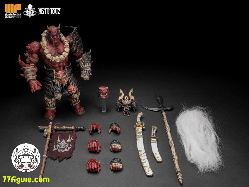 【予約商品】Mety Toyz 1/10  鬼滅修羅  滝川 紅鬼武士 WF2025 限定版 塗装済み可動フィギュア