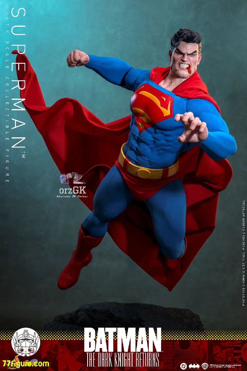 【予約商品】Hot Toys 1/6 CMS032『バットマン：ダークナイト・リターンズ』スーパーマン ダブルヘッド Ver. 塗装済み可動フィギュア