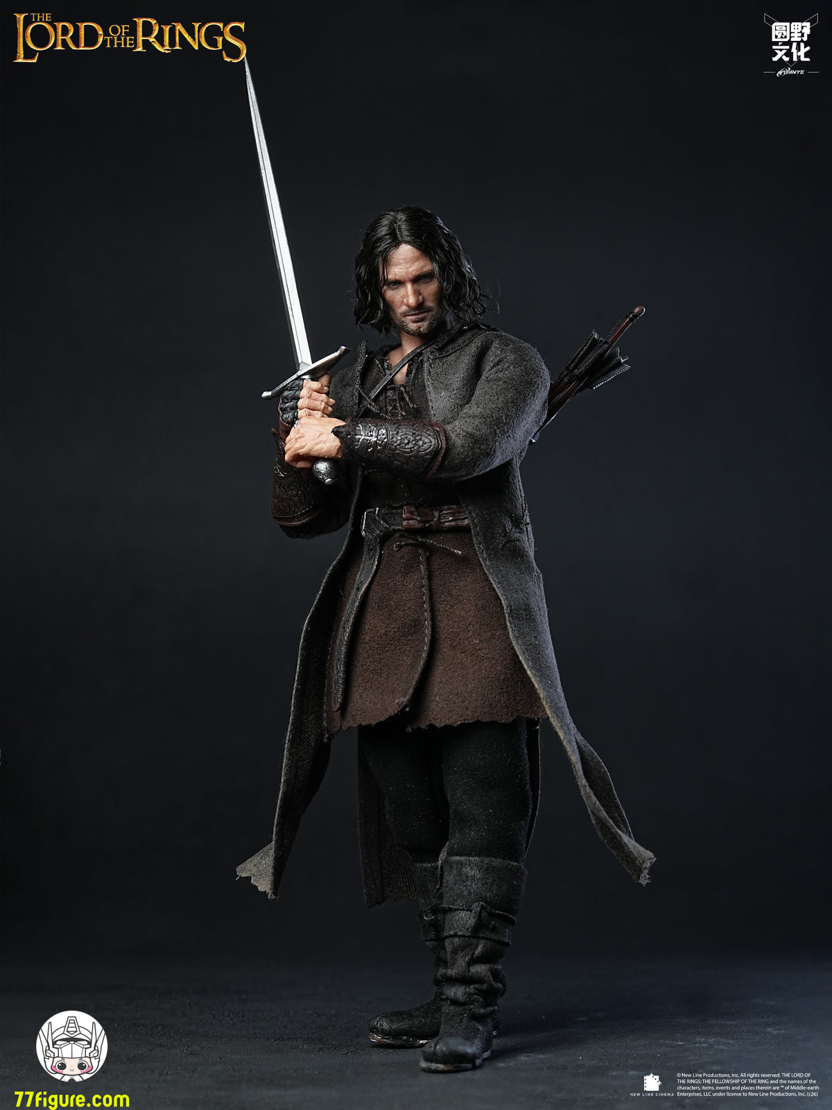 【予約商品】Round Culture X Nottaa Collection 1/12 『ロード・オブ・ザ・リング／二つの塔』 アラゴルン コレクターズ版 塗装済み可動フィギュア