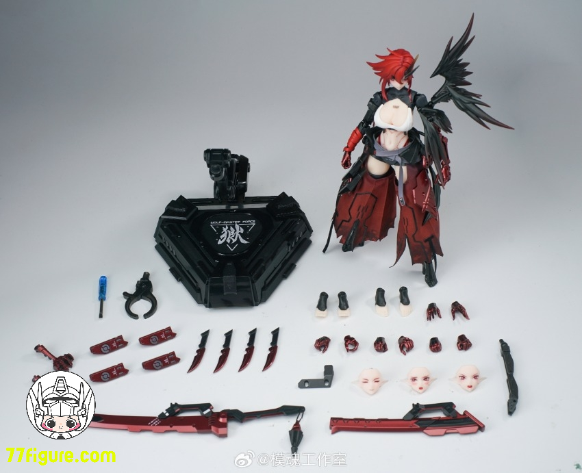 Animester 1/9 ウルフ マスティフ フォース カラス サムライ