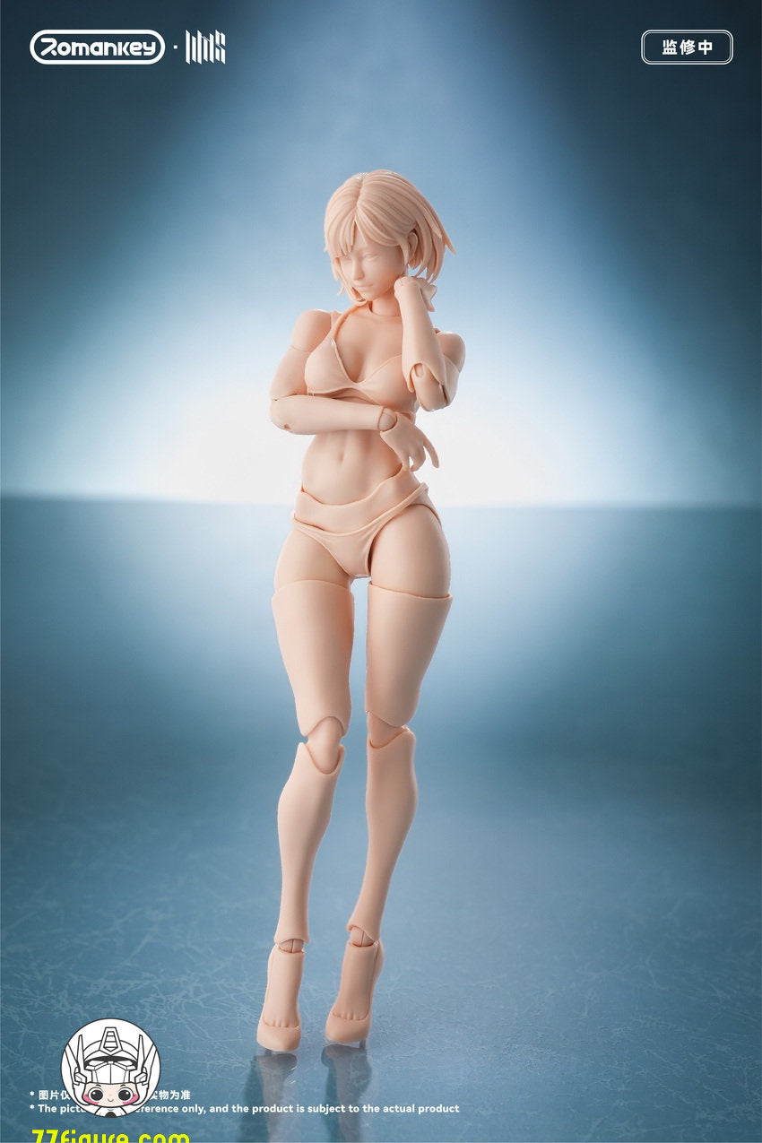 【予約商品】Romankey 1/12 UMS004 Mia 無塗装Ver. 可動女性素体